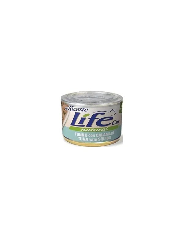 lifecat nat 150gr le ricette tonno, calamari e fagiolini 102431 off zg