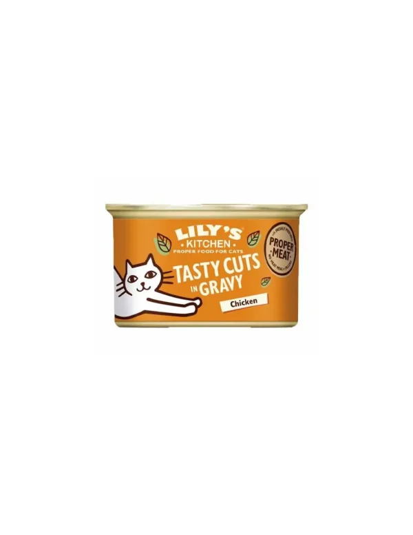 LILY'S KITCHEN CAT 85GR LATTINA TASTY CUTS IN GRAVY ADULT POLLO 12565902