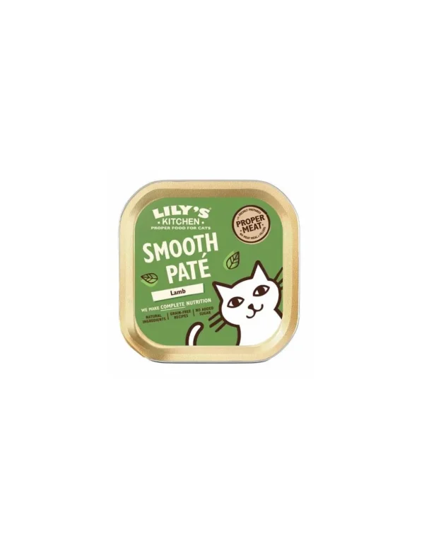 LILY'S KITCHEN CAT 85GR VASCHETTA SMOOTH PATE ADULT AGNELLO 12565880