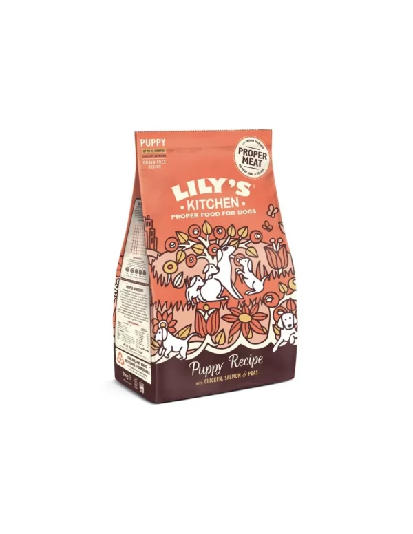 LILY'S KITCHEN DOG 2,5KG PUPPY RECIPE POLLO SALMONE PISELLI GRAIN FREE 12568135