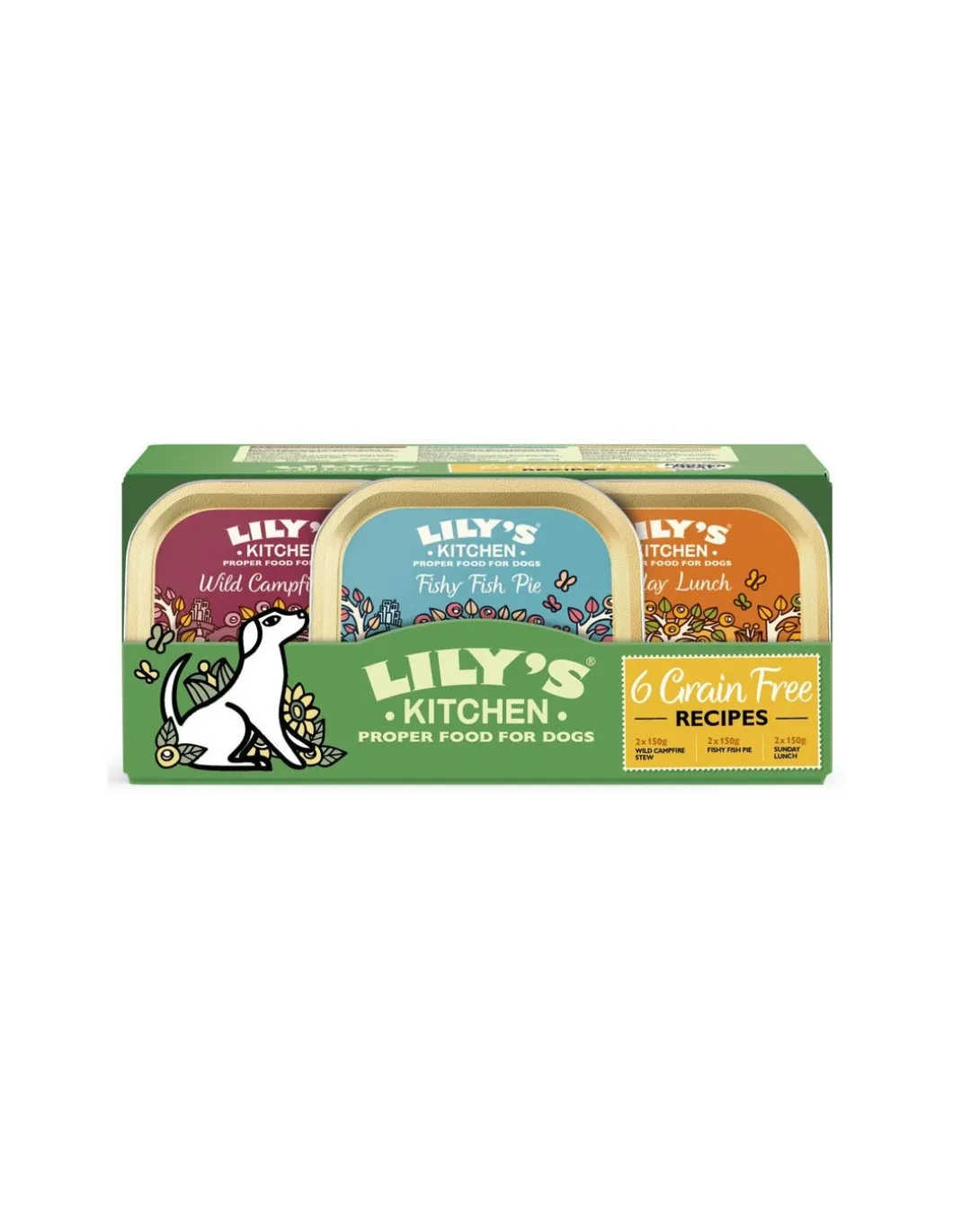 lilys_kitchen_dog_xgr_vas_0.webp LILY'S KITCHEN DOG 6X150GR VASCHETTA 6 GRAIN FREE RECIPES WILD CAMPFIRE STEW/ FISHY FISH PIE/ SUNDAY LUNCH 12566769