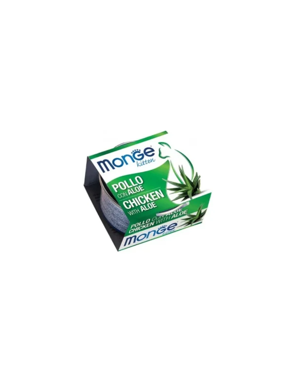 monge cat fruits 80gr kitten pollo con aloe