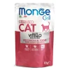 monge cat 85gr busta grill sterilised vitello