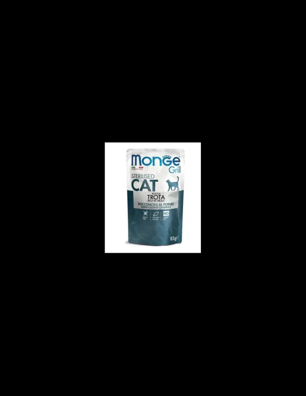 monge cat 85gr busta grill sterilised trota