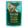 monge cat 100gr bwild adult merluzzo/ortaggi