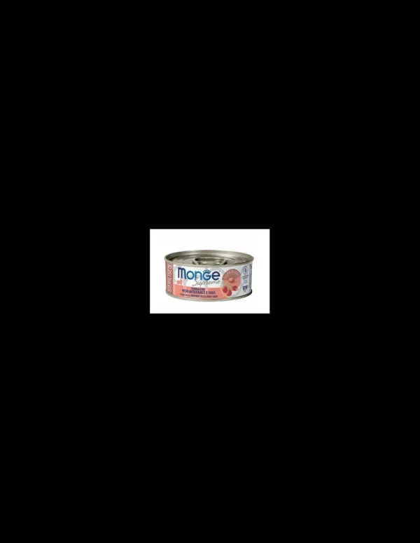 monge cat 80gr lattina supreme sterilizzato tonno riso integrale goji