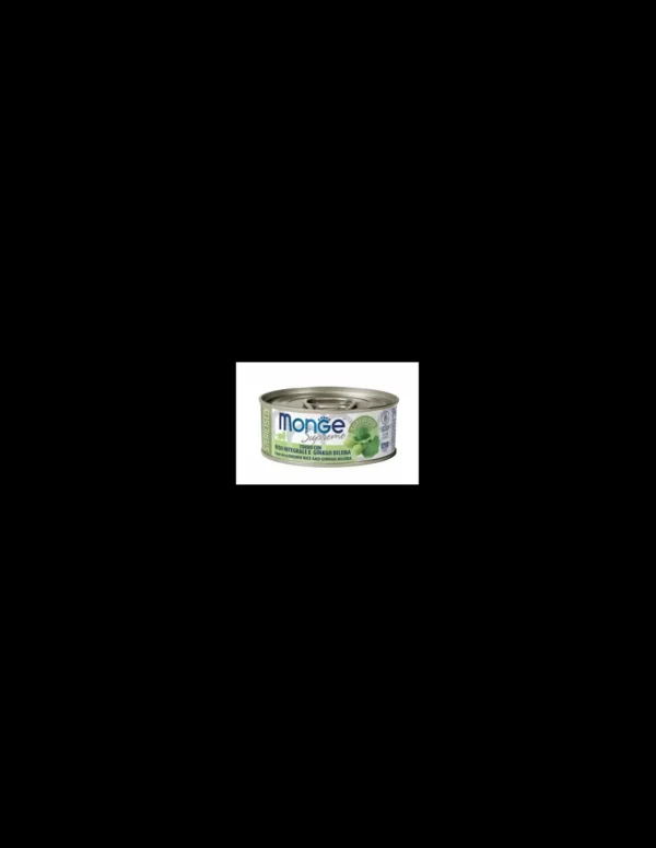monge cat 80gr lattina supreme sterilizzato tonno riso ginko biloba