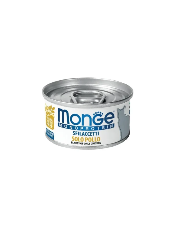 monge cat 80gr monoprotein sfilaccetti solo pollo
