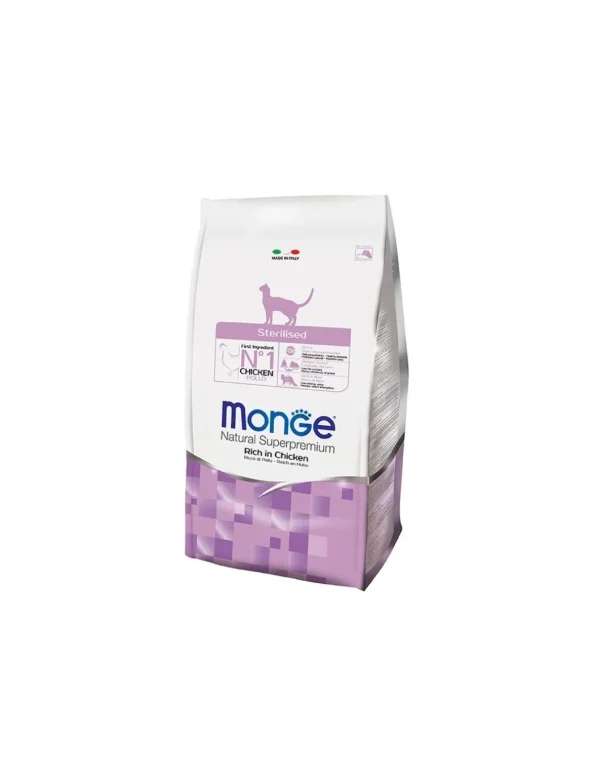 monge cat 10kg adult sterilized pollo