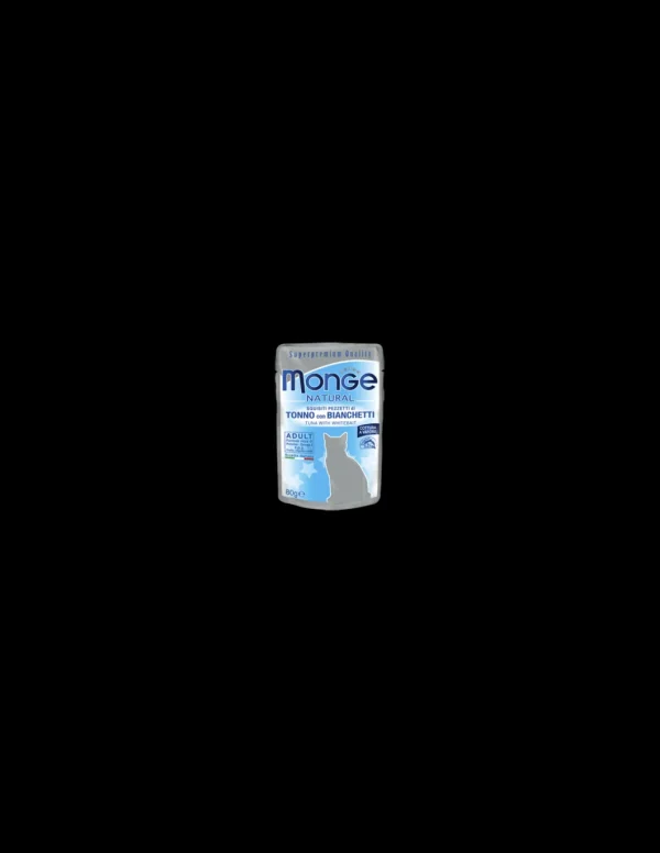 monge cat natural busta 80gr adult tonno con acciughine