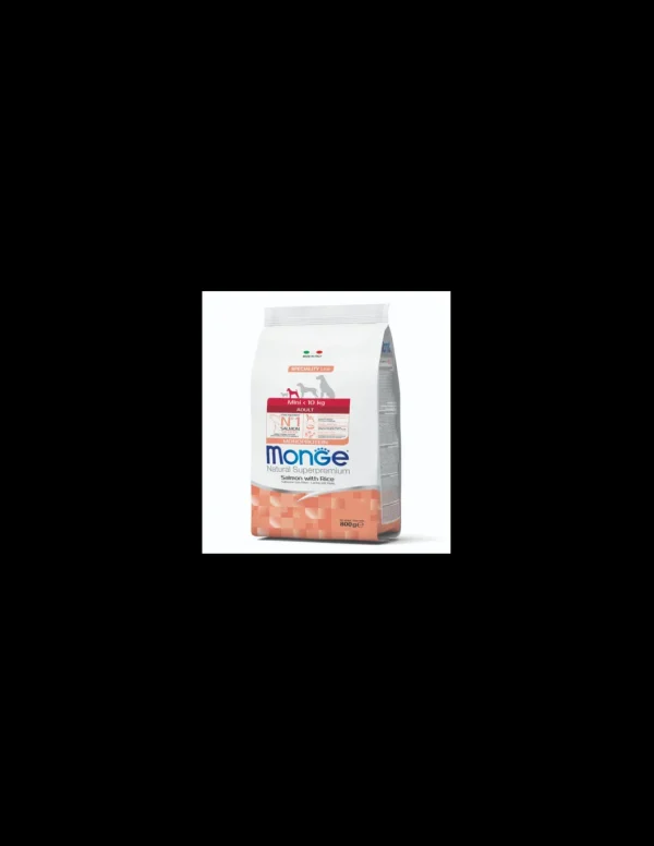 monge dog 800gr adult mini monoprotein salmone e riso