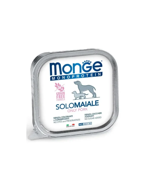 monge dog 150gr monoproteico 100% solo maiale
