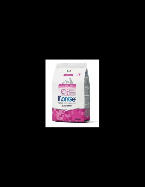 monge dog 800gr puppy&junior mini daily line pollo