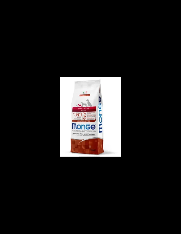 monge dog 7,5kg adult mini speciality line monoprotein agnello riso e patate