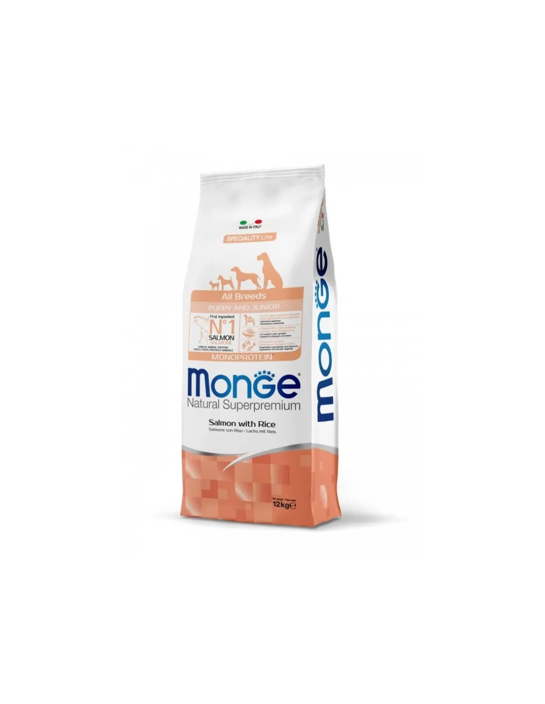 monge_dog_kg_puppyampjuni_0-5.webp monge dog 12kg puppy&junior all breeds speciality line monoprotein salmone e riso