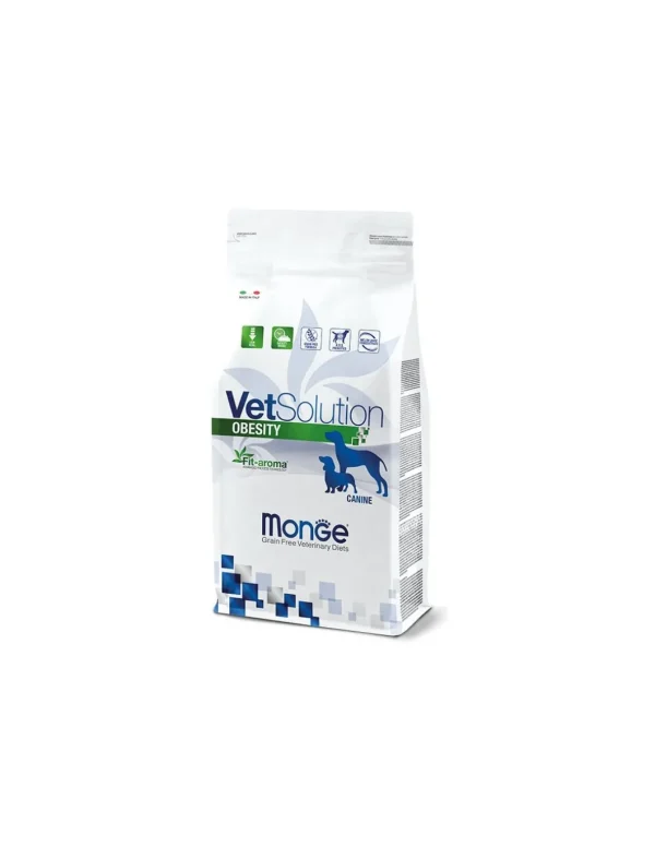 monge dog 2kg vet solution obesity