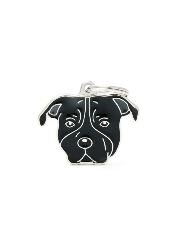MY FAMILY MEDAGLIA AMSTAFF NERO MF80BLACK