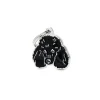 MY FAMILY MEDAGLIA BARBONCINO NERO MF20BLACK