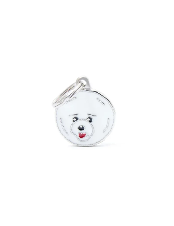 MY FAMILY MEDAGLIA BICHON FRISE MF64