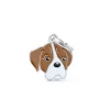 MY FAMILY MEDAGLIA BOXER MARRONE/BIANCO MF34BROWNWHITE