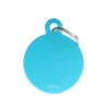 MY FAMILY MEDAGLIA CERCHIO GRANDE AZZURRO BASIC ALLUMINIO MFB60