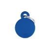 MY FAMILY MEDAGLIA CERCHIO PICCOLO BLU BASIC ALLUMINIO MFB13
