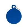 MY FAMILY MEDAGLIA CERCHIO GRANDE BLU BASIC ALLUMINIO MFB18