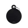 MY FAMILY MEDAGLIA CERCHIO GRANDE NERO BASIC ALLUMINIO MFB34