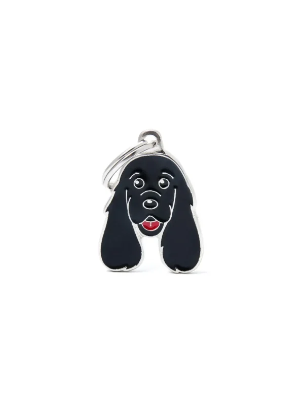 MY FAMILY MEDAGLIA COCKER NERO MF12BLACK