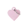 MY FAMILY MEDAGLIA CUORE PICCOLO ROSA BASIC ALLUMINIO MFB24