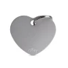 MY FAMILY MEDAGLIA CUORE GRANDE GRIGIO BASIC ALLUMINIO MFB67