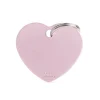 MY FAMILY MEDAGLIA CUORE GRANDE ROSA BASIC ALLUMINIO MFB29