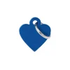 MY FAMILY MEDAGLIA CUORE PICCOLO BLU BASIC ALLUMINIO MFB23
