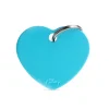 MY FAMILY MEDAGLIA CUORE GRANDE AZZURRO BASIC ALLUMINIO MFB65