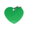 MY FAMILY MEDAGLIA CUORE GRANDE VERDE BASIC ALLUMINIO MFB42