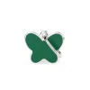 MY FAMILY MEDAGLIA FARFALLA VERDE CH13GREEN