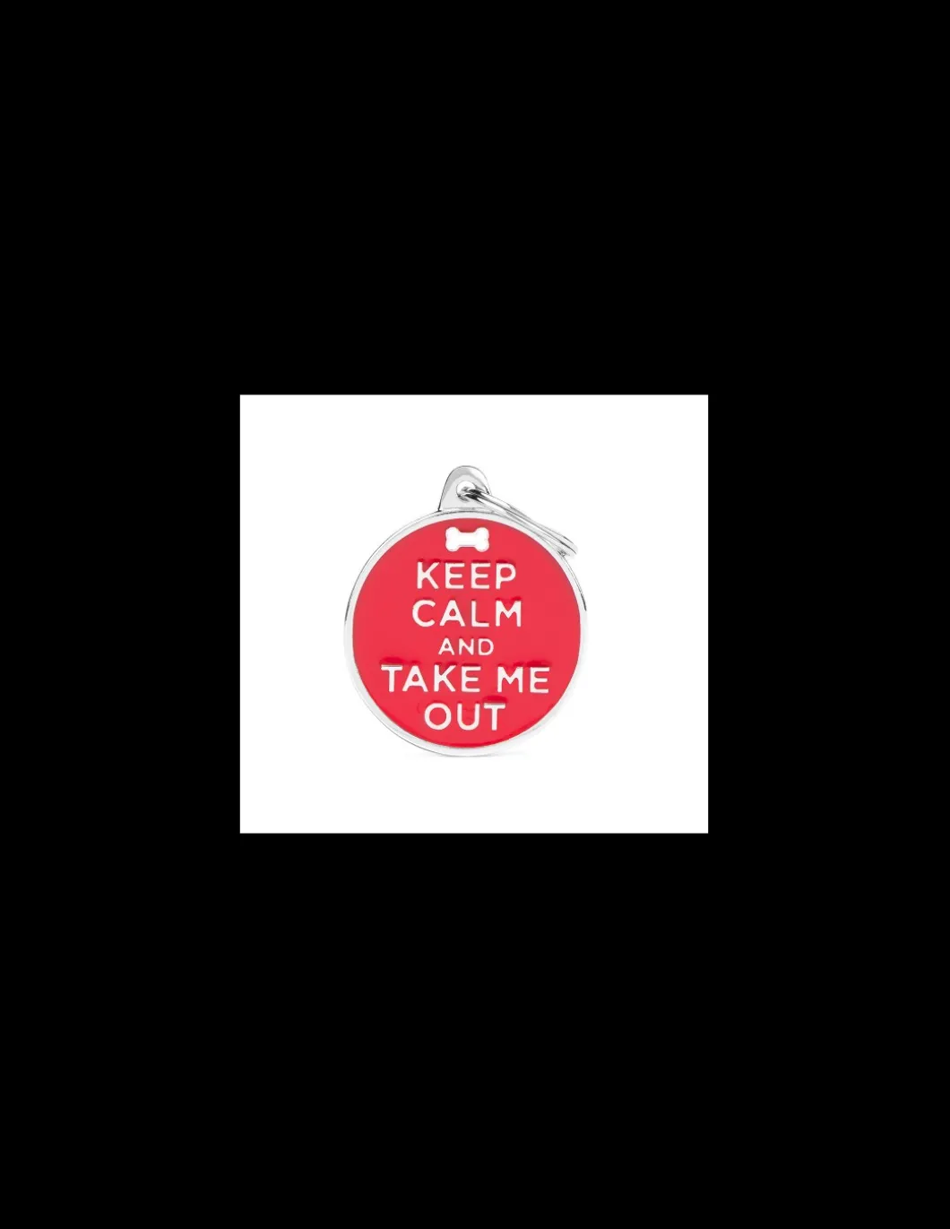 my_family_medaglia_keep_c_0.webp MY FAMILY MEDAGLIA KEEP CALM AND TAKE ME OUT CH17KEEPOUT