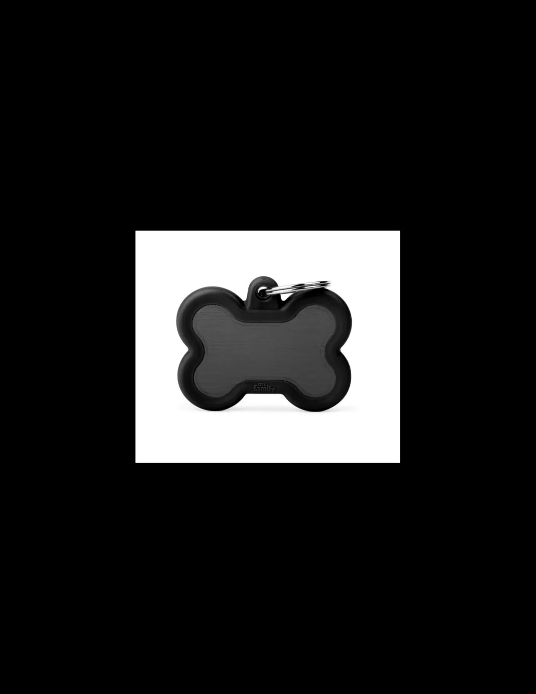 my_family_medaglia_osso_a_0.webp MY FAMILY MEDAGLIA OSSO ALLUMINIO NERO CON GOMMA HUSHTAG HTA01BLACK