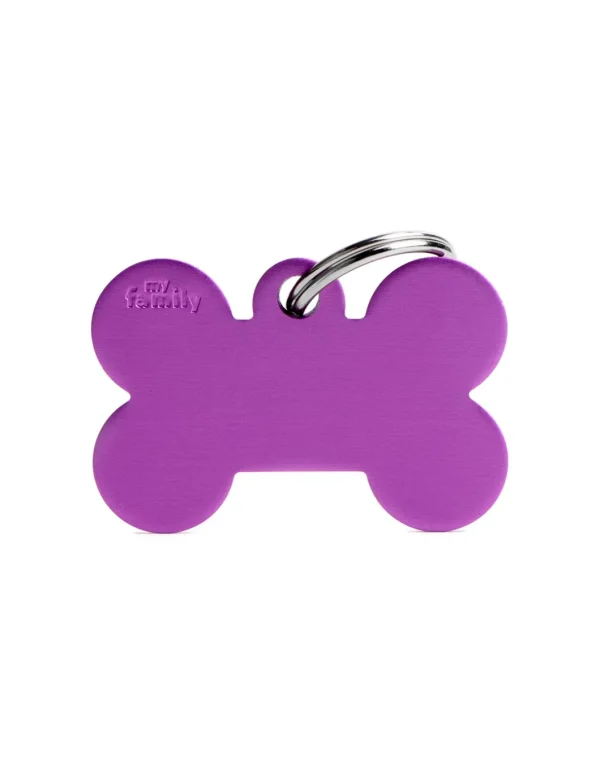MY FAMILY MEDAGLIA OSSO GRANDE VIOLA BASIC ALLUMINIO MFB46