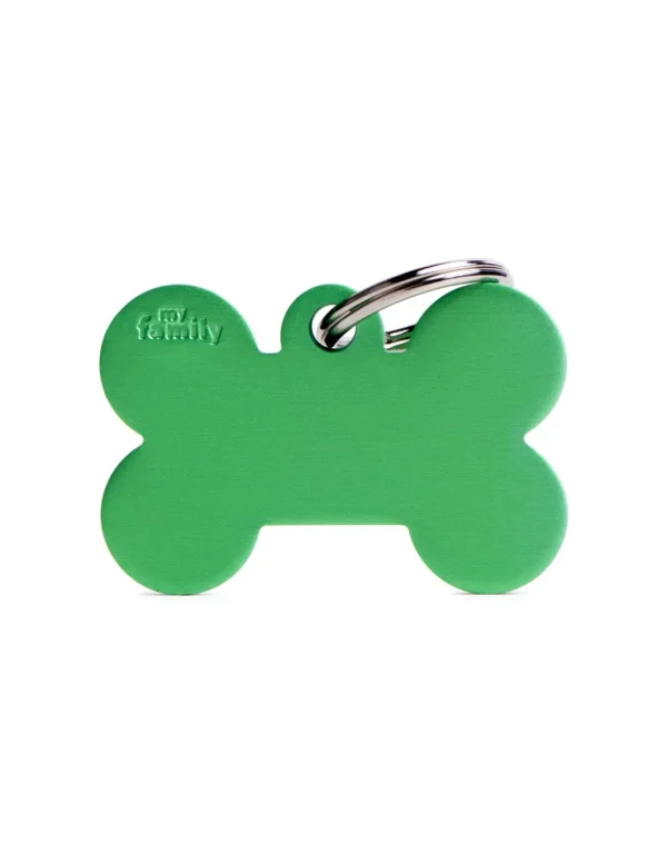 MY FAMILY MEDAGLIA OSSO GRANDE VERDE BASIC ALLUMINIO MFB38