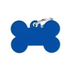 MY FAMILY MEDAGLIA OSSO GRANDE BLU BASIC ALLUMINIO MFB08