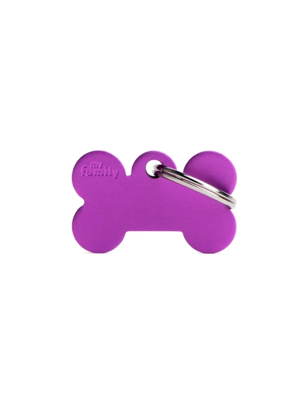 MY FAMILY MEDAGLIA OSSO PICCOLO VIOLA BASIC ALLUMINIO MFB51