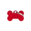 MY FAMILY MEDAGLIA OSSO PICCOLO ROSSO BASIC ALLUMINIO MFB05