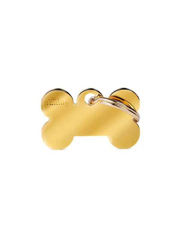 MY FAMILY MEDAGLIA OSSO PICCOLO BASIC GOLD MFB02