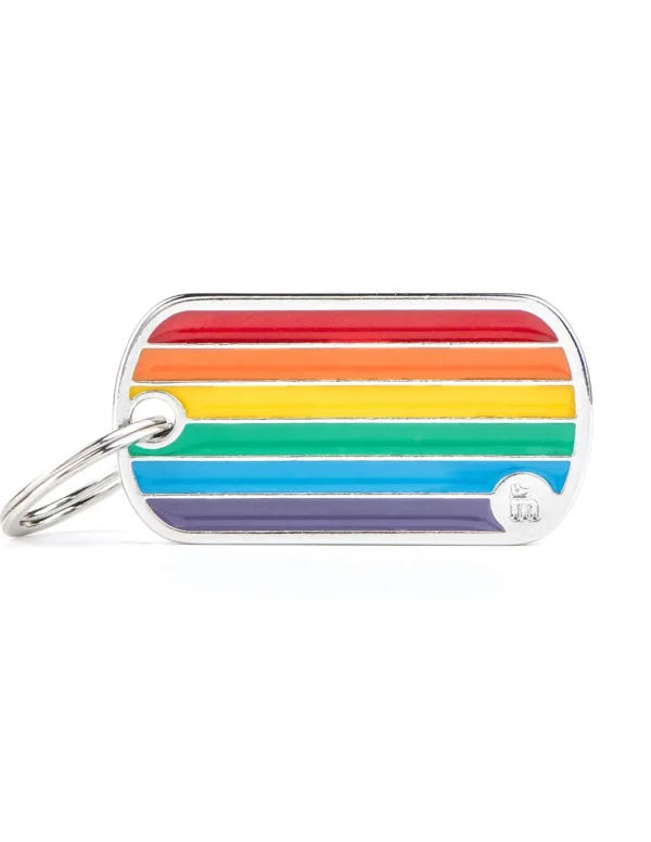 MY FAMILY MEDAGLIA RAINBOW COLLECTION BANDIERA BH54FLAG
