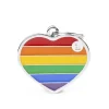 MY FAMILY MEDAGLIA RAINBOW COLLECTION CUORE L BH54H