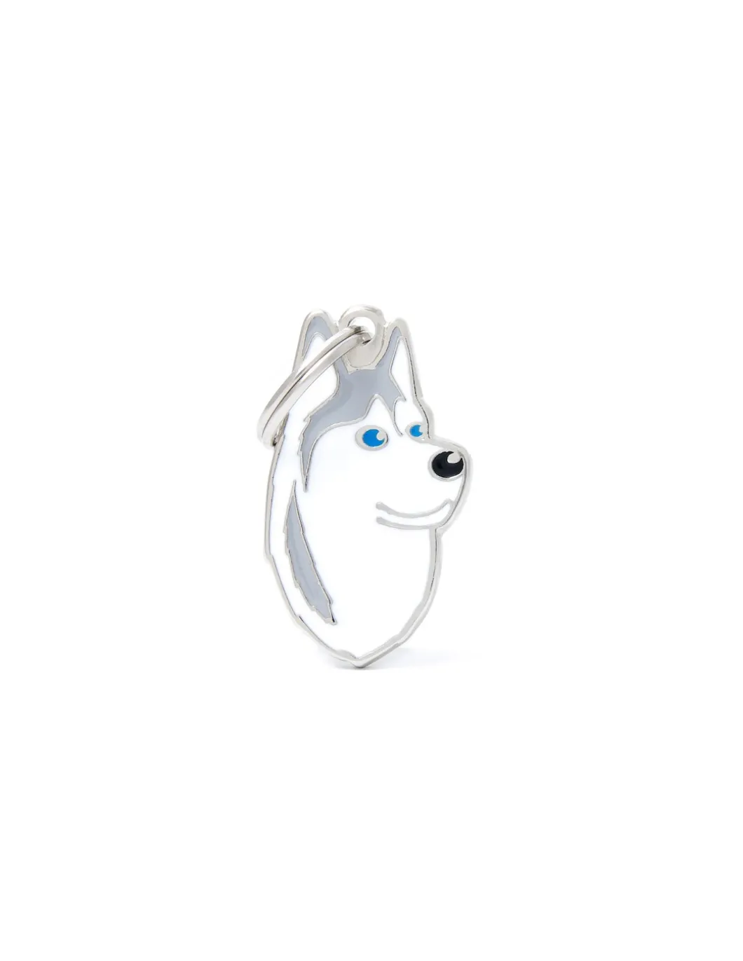 my_family_medaglia_siberi_0-2.webp MY FAMILY MEDAGLIA SIBERIAN HUSKY BIANCO/NERO MF13WHITEBLACK