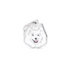 MY FAMILY MEDAGLIA VOLPINO BIANCO MF29WHITE