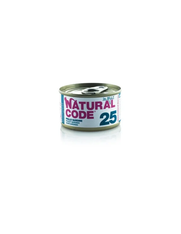 natural code 25 85gr jelly pollo e sardine 1125 off