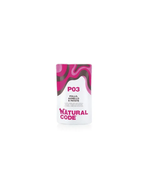 natural code p03 70gr pollo agnello patate 1213